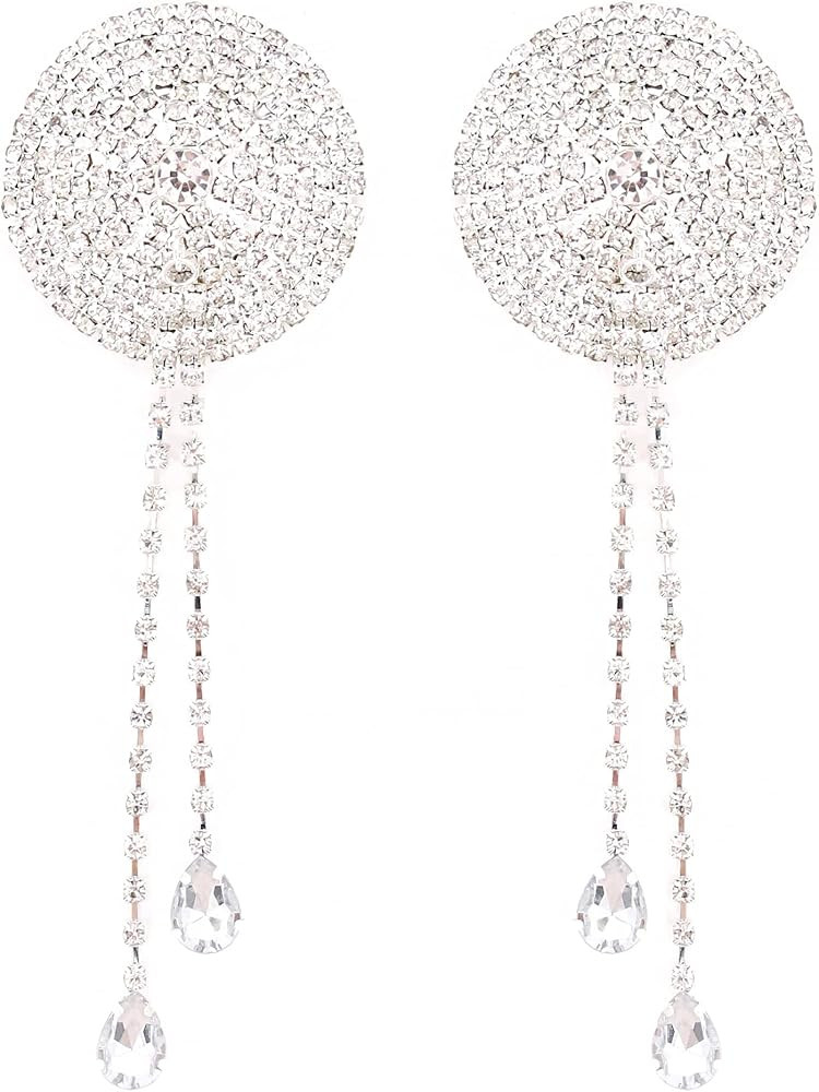 Naimo Womens Sequin Rave Pasties Adhesive Breast Petal Pasty | Amazon (US)