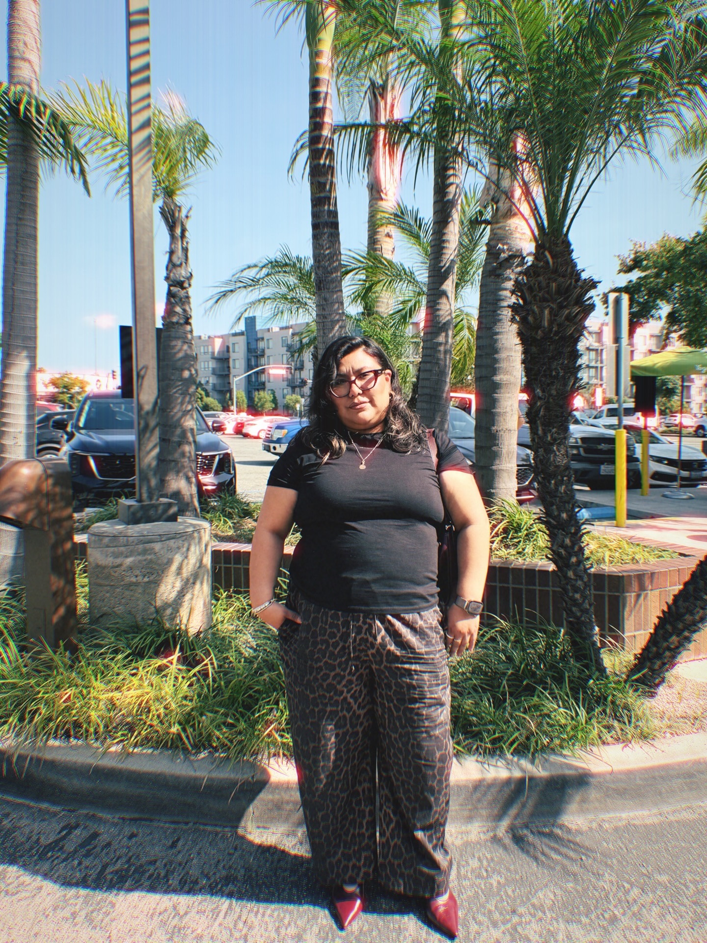 Sunday Service OOTD was a vibe! 🐆🍷✨

Tee + Pants: @hm 
Heels: @targetstyle @target 
Purse: @bogdanafashionbags 

#ootd #sundayservice #fitcheck #cheetahprint #fashioninspo

#LTKStyleTip #LTKSeasonal #LTKPlusSize