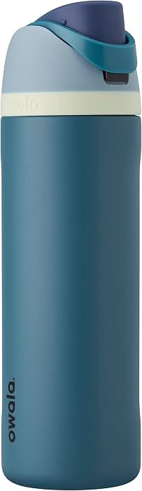 FreeSip Insulated Stainless Steel Water Bottle with Straw for Sports and Travel, BPA-Free, 24-oz,... | Amazon (US)