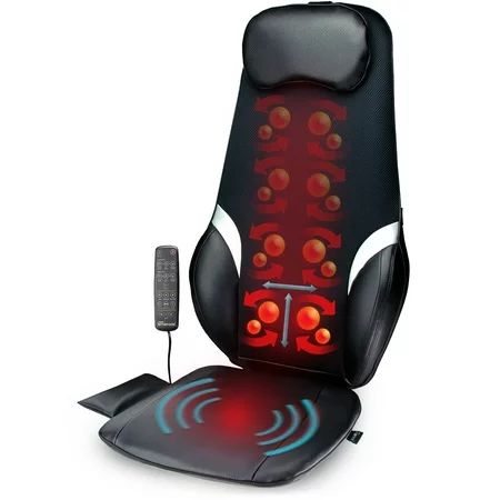 Back Massage Chair Shiatsu, Vibration and Rolling Massage with Soothing Heat Customizable Multi-Zone | Walmart (US)