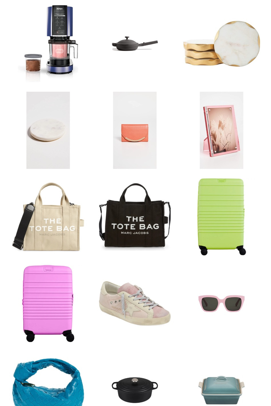 Mother’s Day gifts | designer bags | bitters veneta bag | Marc Jacob’s tote bag | beis luggage | golden goose | coasters | Celine sunnies | ninja creami 

#LTKGiftGuide