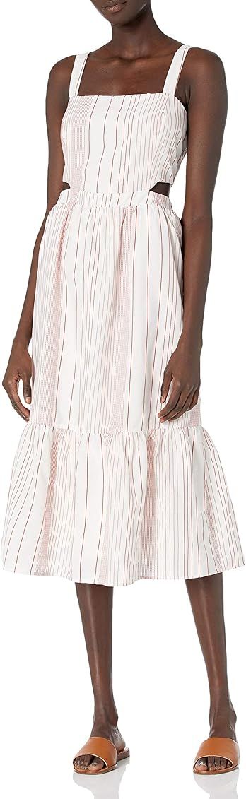 Sugar Lips Women's Voyager Striped Cut Out Maxi Dress | Amazon (US)