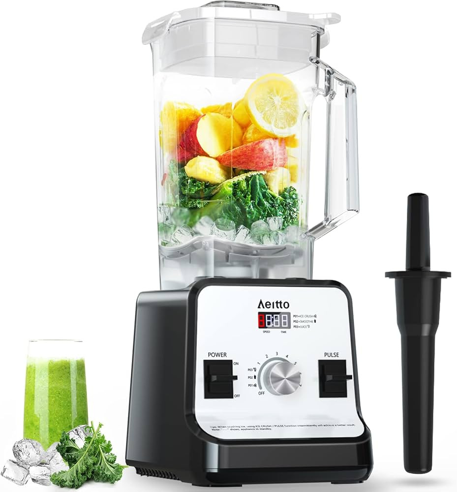 Aeitto Blender, Blenders for Kitchen with 1500-Watt Motor, Large Capacity, Countertop Professiona... | Amazon (US)
