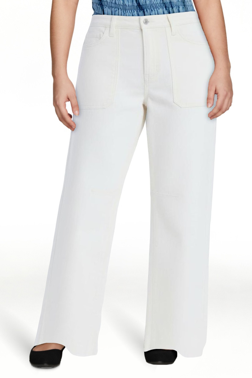 Free Assembly Women's Cropped Carpenter Barrel Jeans, 27" Inseam, Sizes 0-20 | Walmart (US)