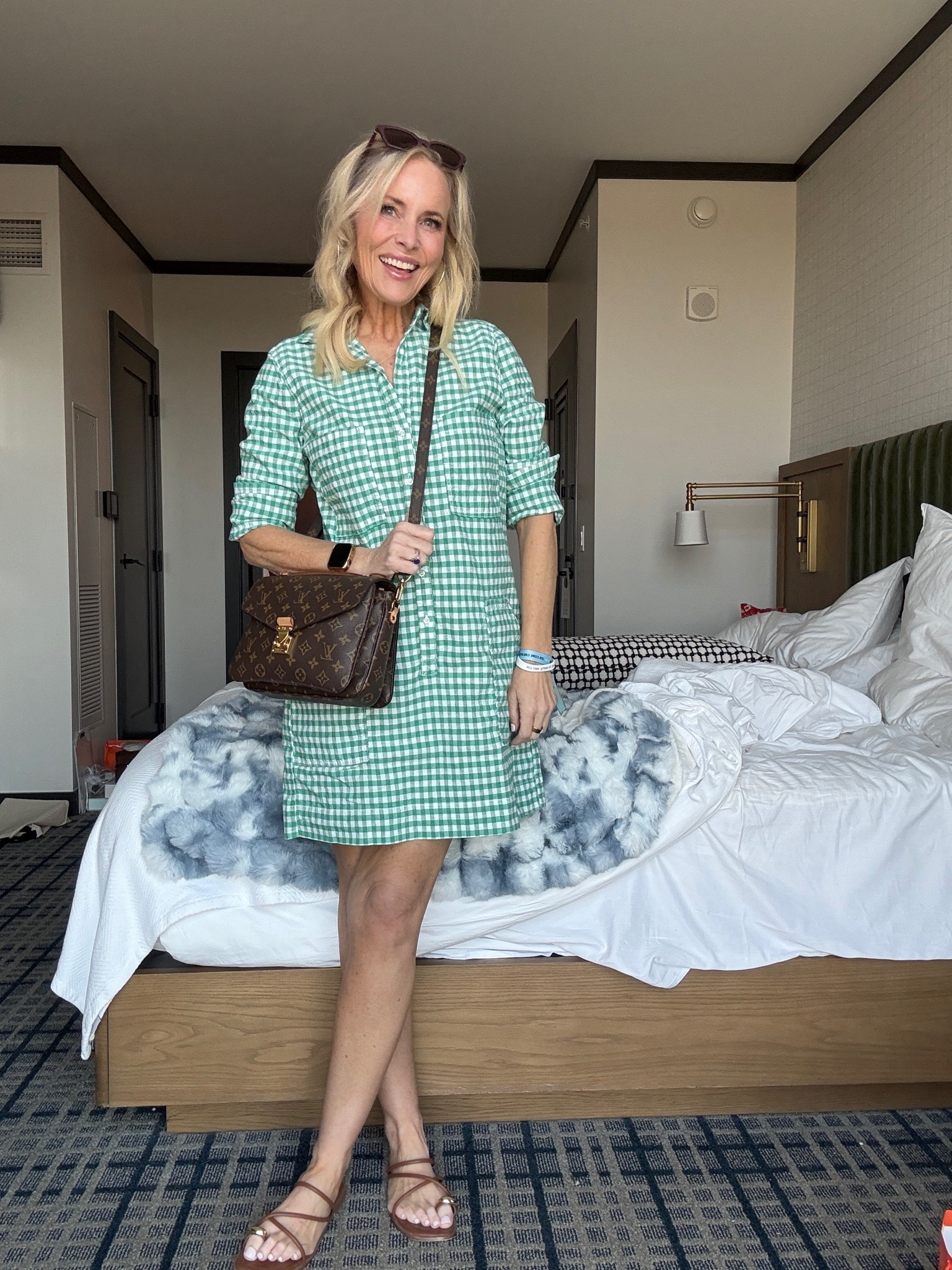 This dress was 100% a SPLURGE for me, but I know I will wear this a few hundred times🤭 It’s a good one for where I live (Southeast LA) because I can totally style this one year round. 

Sandals in the spring and summer. Ballet flats in the fall. Boots in the winter. Sneakers all year.

#LTKootd #LTKdayinmylife #LTKOver40