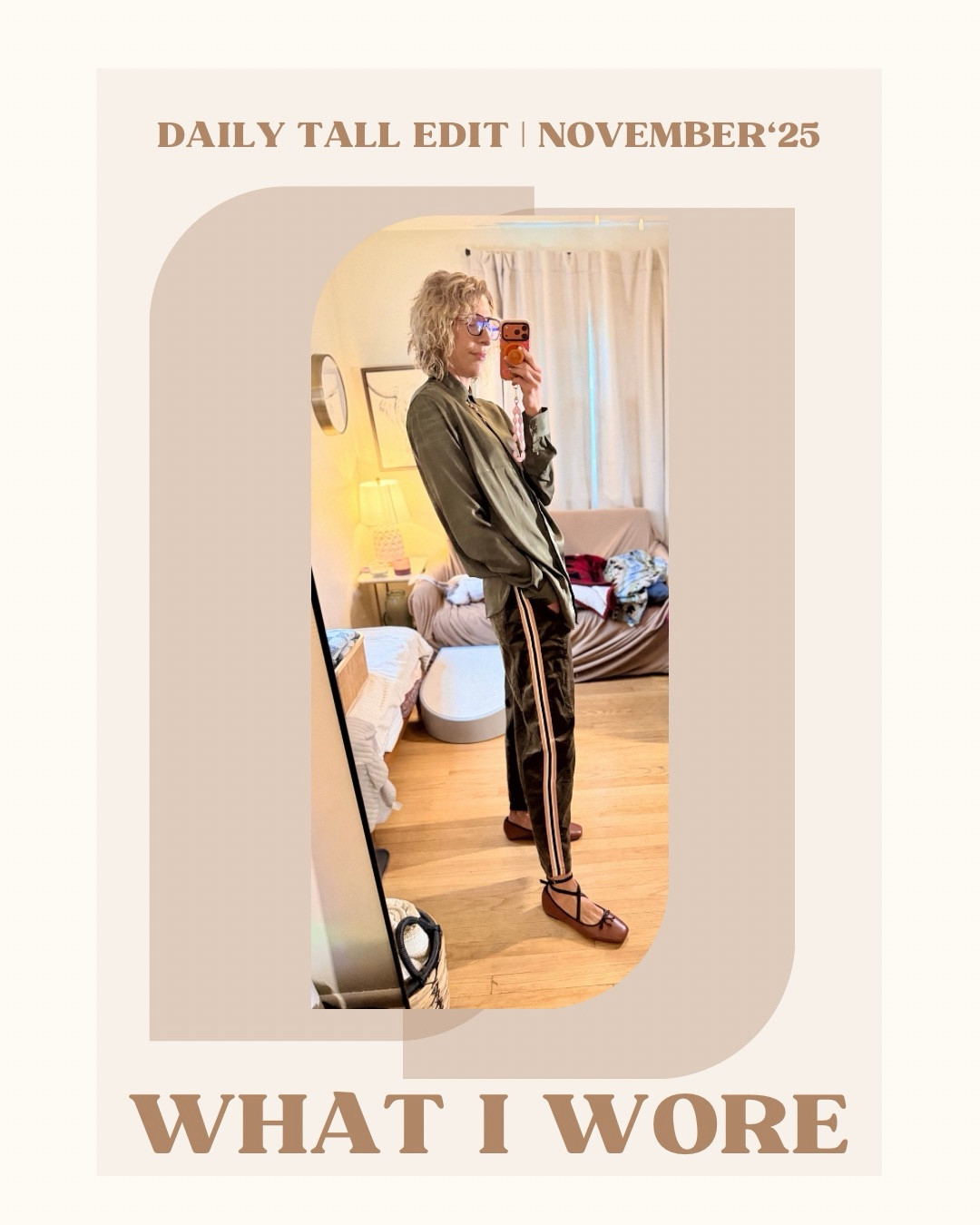 Daily Tall Edit | Monochromatic Greens & Tweed Textures
My Daily Tall Diary: what’s on my body, what I bought, and what I’m eyeing next.
👗 What I Wore:
I wore this pine green silk button-down from American Tall. Even though it’s polyester, it feels like heavyweight silk. The construction is excellent, and the oversized fit is everything — I grabbed a small extra tall and it’s beautifully loose while still hitting great length-wise.
Paired it with the green corduroy Izzy barrel jeans from Anthropologie. Love the little varsity stripe down the side — monochromatic green really elevates the look. Finished with square-toe leather ballet flats from Cole Haan. The ankle-wrap detail and classic brown/black combo make them go with just about anything.
🛍️ What I Purchased:
• Anthropologie wide-leg tweed-texture jeans — super unique, work for office, holiday, or casual wear. They fit loose despite zero stretch. If you’re in between sizes, size down.
• Homage sweatshirts & T-shirts — one of my favorite retailers for soft, tall-friendly basics. I grabbed a few for me and some zip-up hoodies for my boyfriend. Quality holds up for years.
🛒 What’s in My Cart:
• GAP fuzzy, feral-aisle cardigan sweater — total log cabin vibes
• Tweed wallaby loafers from Clark’s — also giving log cabin, cozy-chic energy
✨ Linked everything on LTK.
Should I move to Maine or Vermont?


#LTKWorkwear #LTKTall #LTKootd