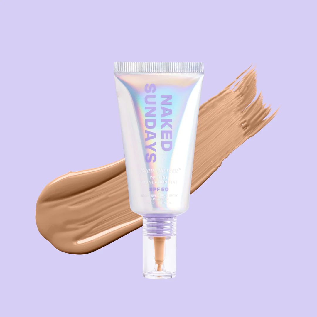 BeautyScreen Peptide Foundation Tint - 4 Medium honey | Naked Sundays (US)