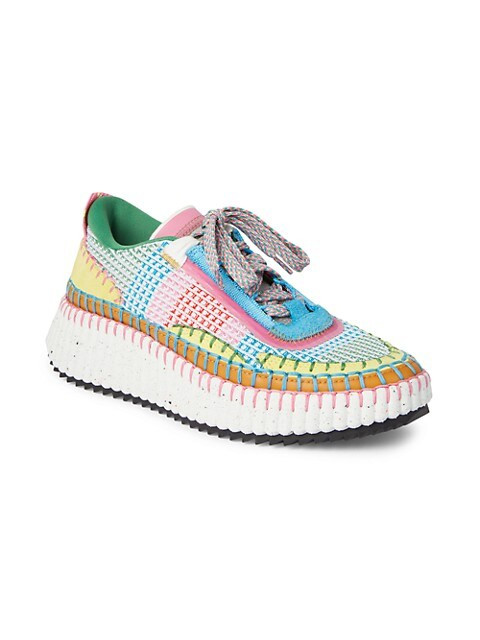 Nama Mixed Media Platform Sneakers | Saks Fifth Avenue