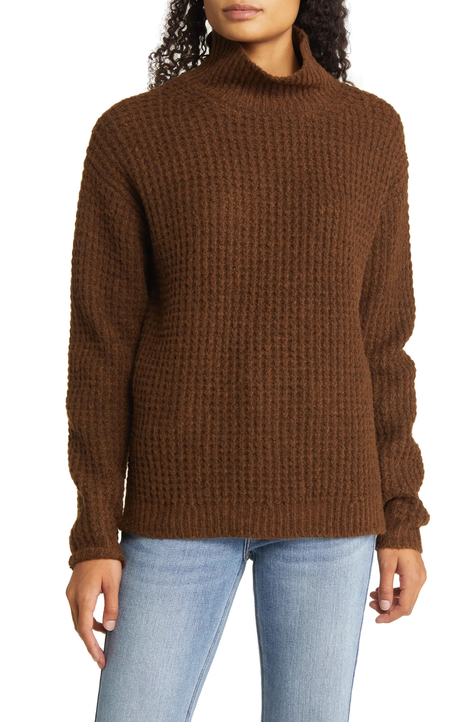 Thermal Mock Neck Sweater | Nordstrom