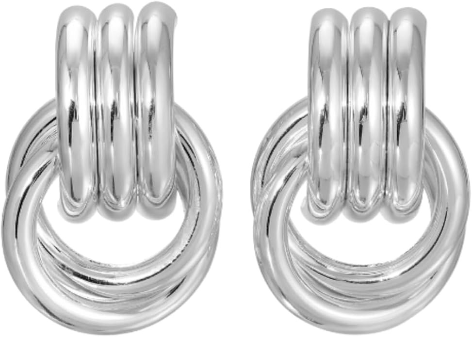 Heaven Mayhem Mini Knot Earrings \u2013 Sculptural Twisted Design \u2013 Lightweight | Amazon (US)