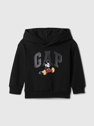 babyGap | Disney Mickey Mouse Relaxed Logo Hoodie | Gap Factory