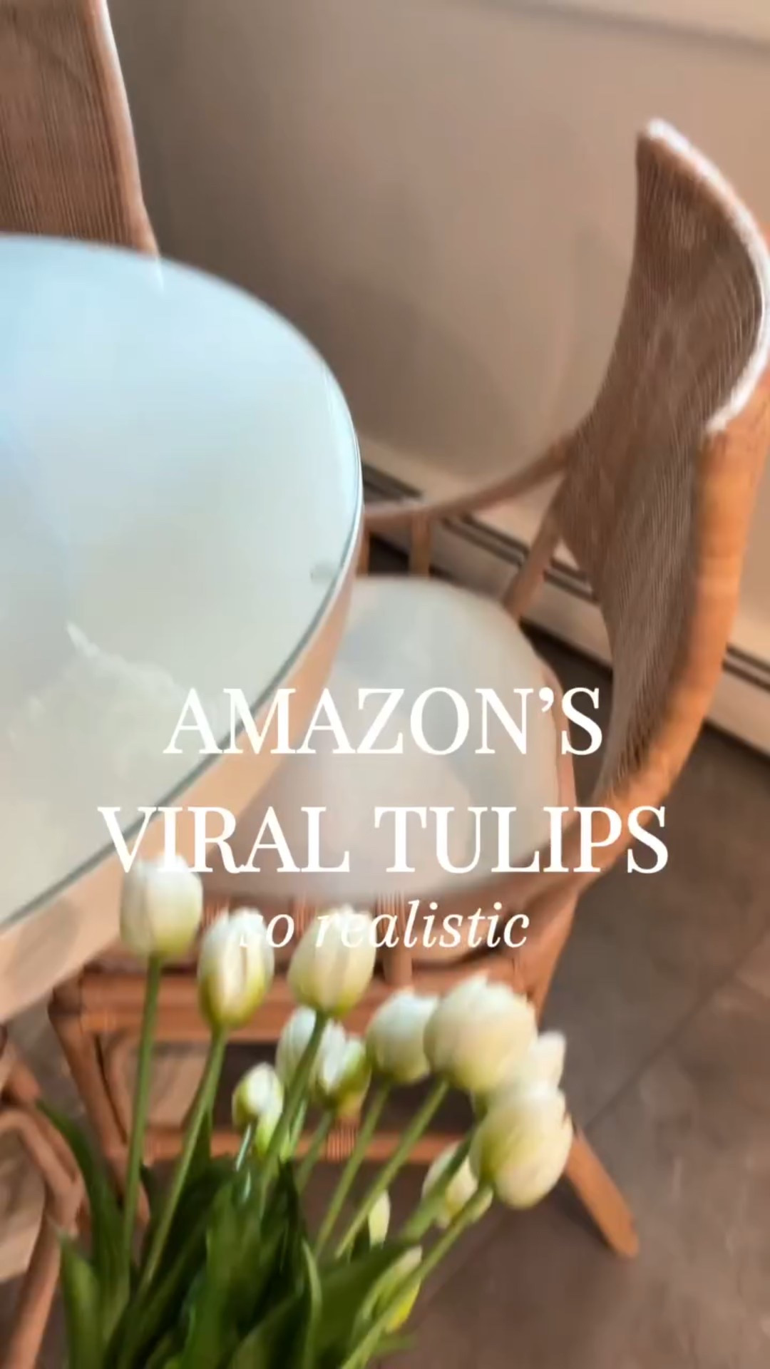 After a few orders and returns we finally found the most realistic tulips on Amazon! The leaves seriously feel real to the touch and I love the color variation! Best part is the bundle is only $27 right now!!!

✨Comment ‘TULIPS’ for affiliate links to shop this look!!!

#LTKSaleAlert #LTKFindsUnder50 #LTKHome