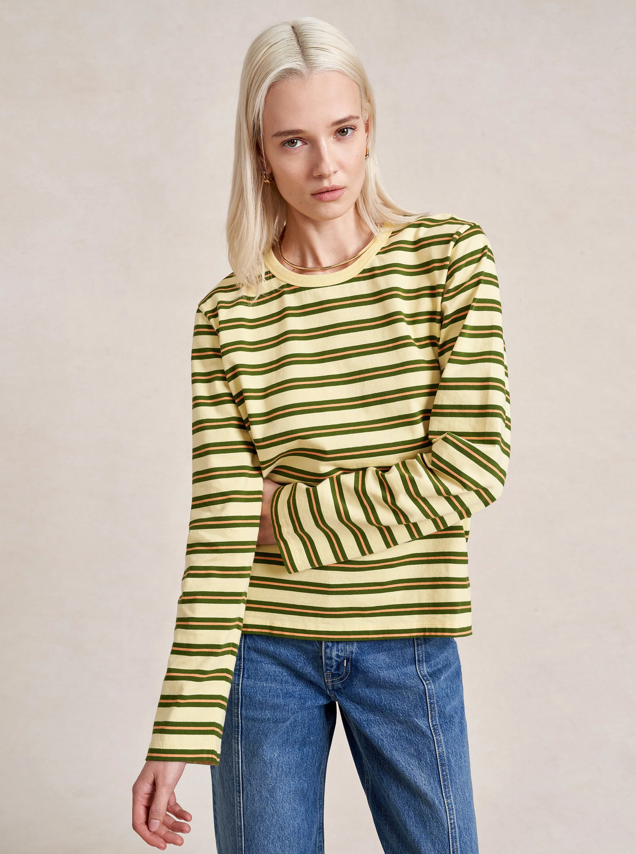 Long Sleeve Boyfriend Tee | La Ligne