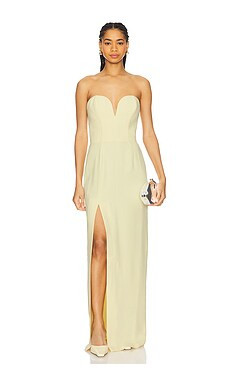 Amanda Uprichard x REVOLVE Cherri Gown in Cornsilk from Revolve.com | Revolve Clothing (Global)