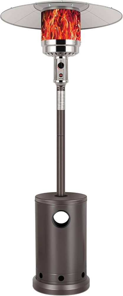 Hykolity 50,000 BTU Propane Patio Heater with Table Design, Stainless Steel Burner, Triple Protec... | Amazon (US)