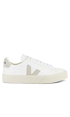 Veja Campo Sneaker im Extra White & Natural Suede from Revolve.com | Revolve Clothing (Global)