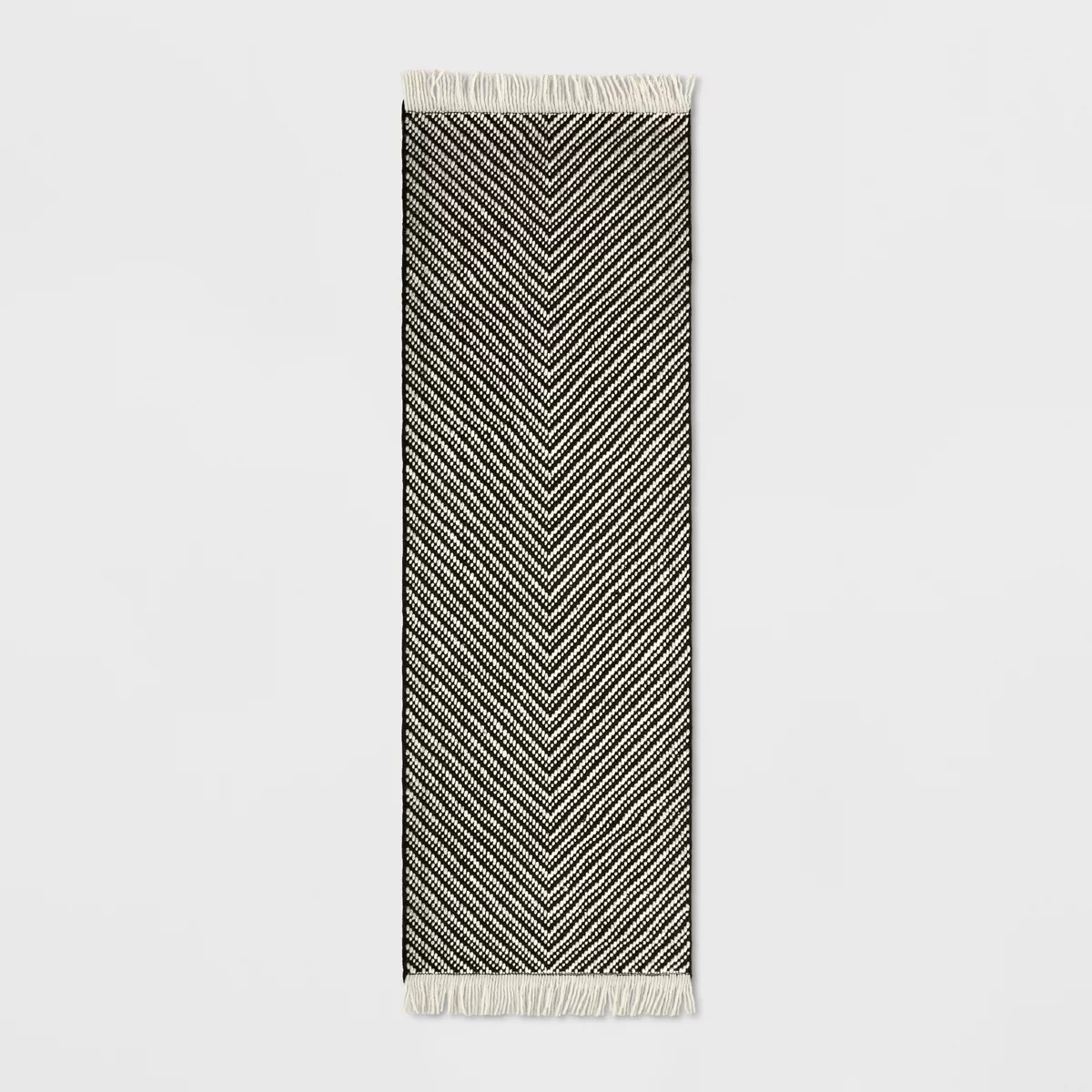 Chevron Woven Area Rug Black/White - Project 62™ | Target