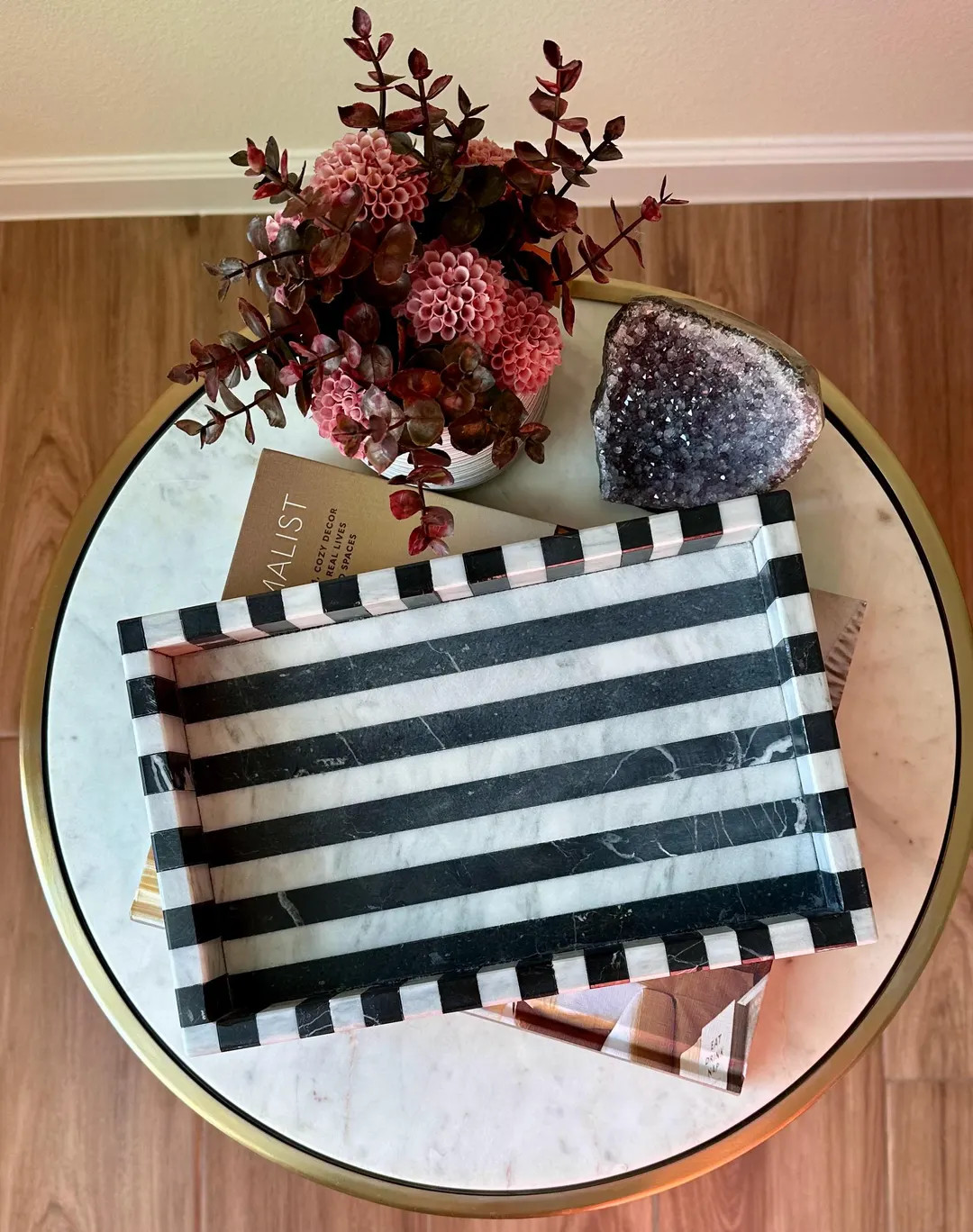 PRE-Sale - SOLD OUT! Restock arriving 01.26.26   100% Handcrafted Striped Marble Tray - Luxury Ho... | Etsy (US)