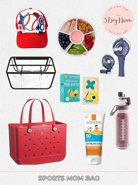 Sports mom bag essentials 


Sunscreen, bogg bag, fan, baseball cap, sports, first aide kit, snacks 

#LTKActive #LTKFamily #LTKFindsUnder100