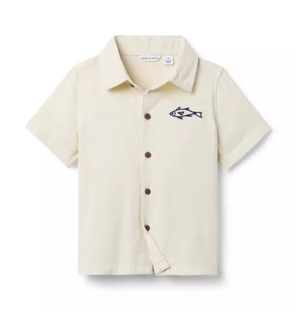 Embroidered Fish Shirt | Janie and Jack