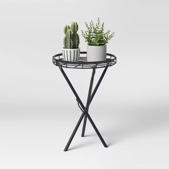 16.5" Iron Plant Stand Black - Threshold™ | Target
