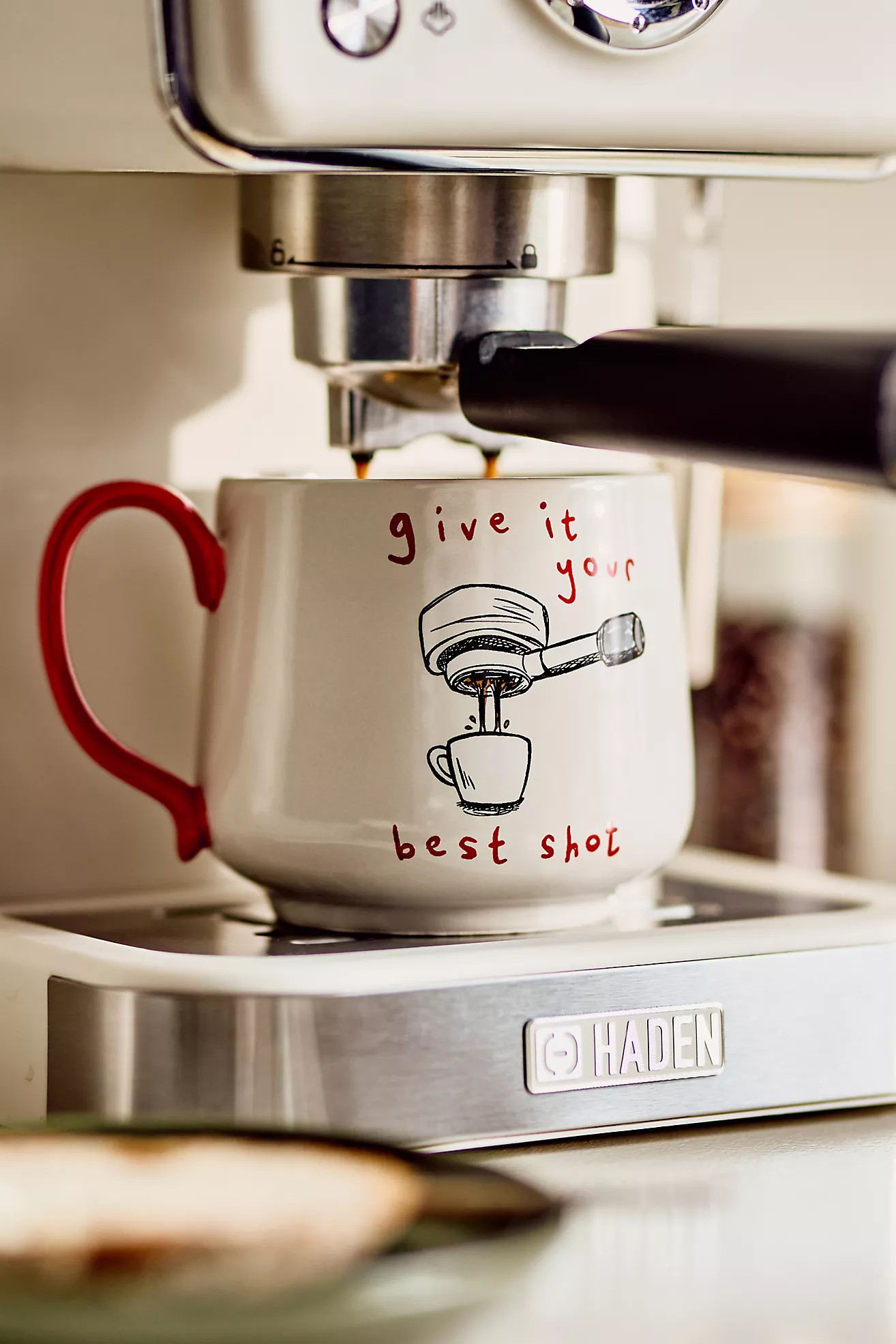 Jordan Nickson Give it Your Best Shot Stoneware Mug | Anthropologie (UK)