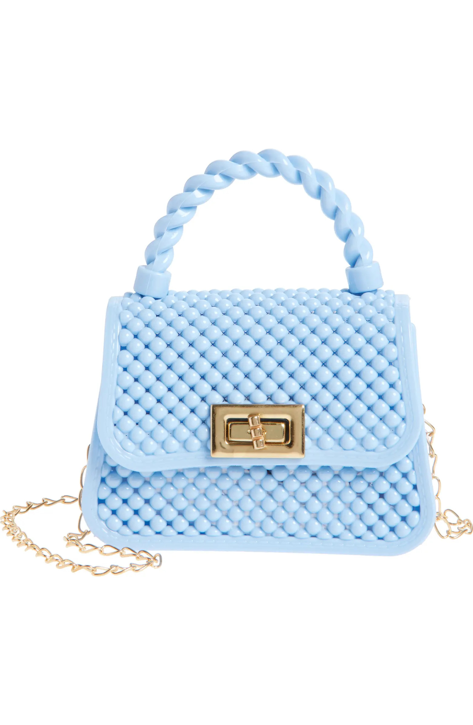 Kids' Blue Jelly Top Handle Bag | Nordstrom
