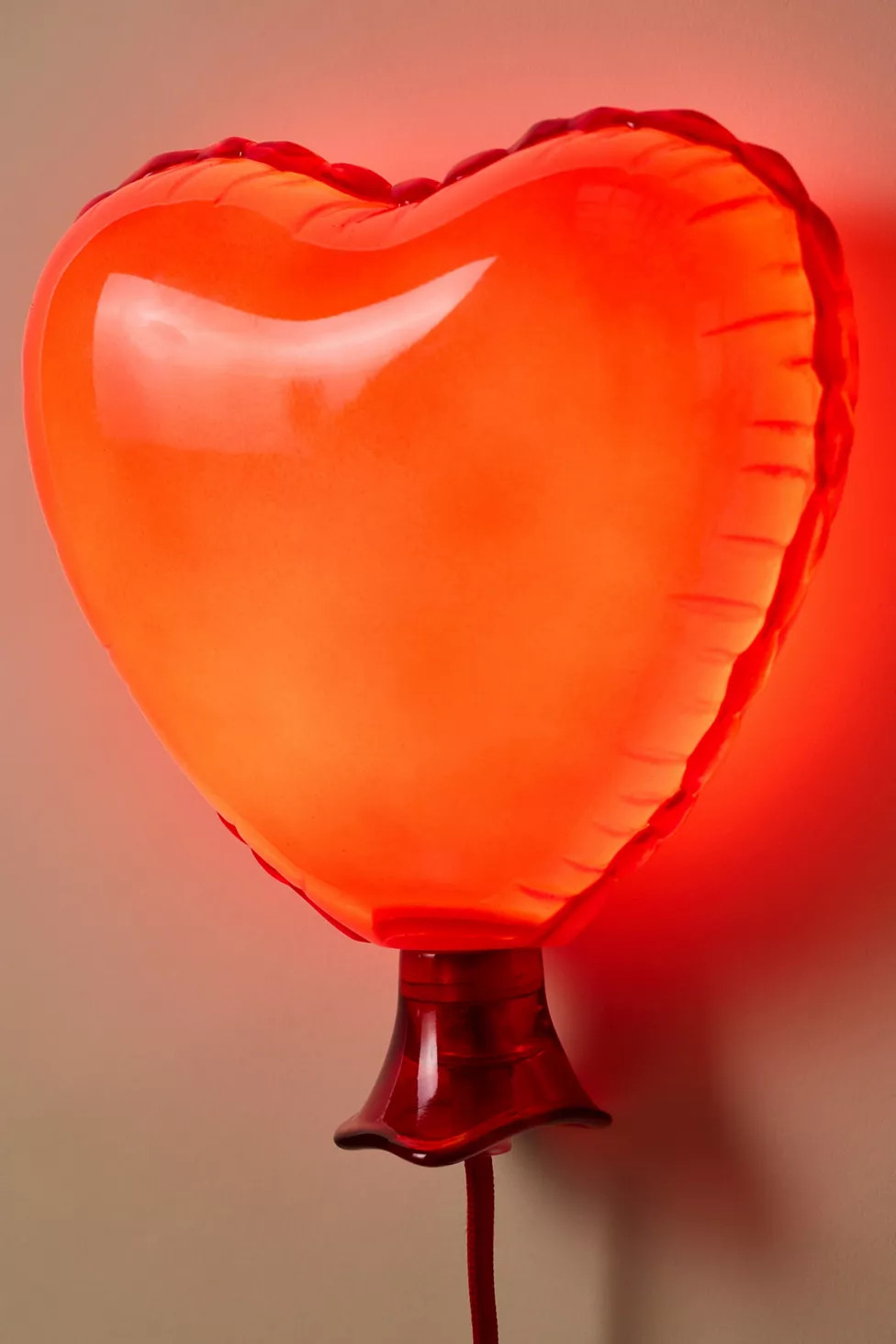 Mylar Heart Balloon Shape Resin Sconce | Urban Outfitters (US and RoW)