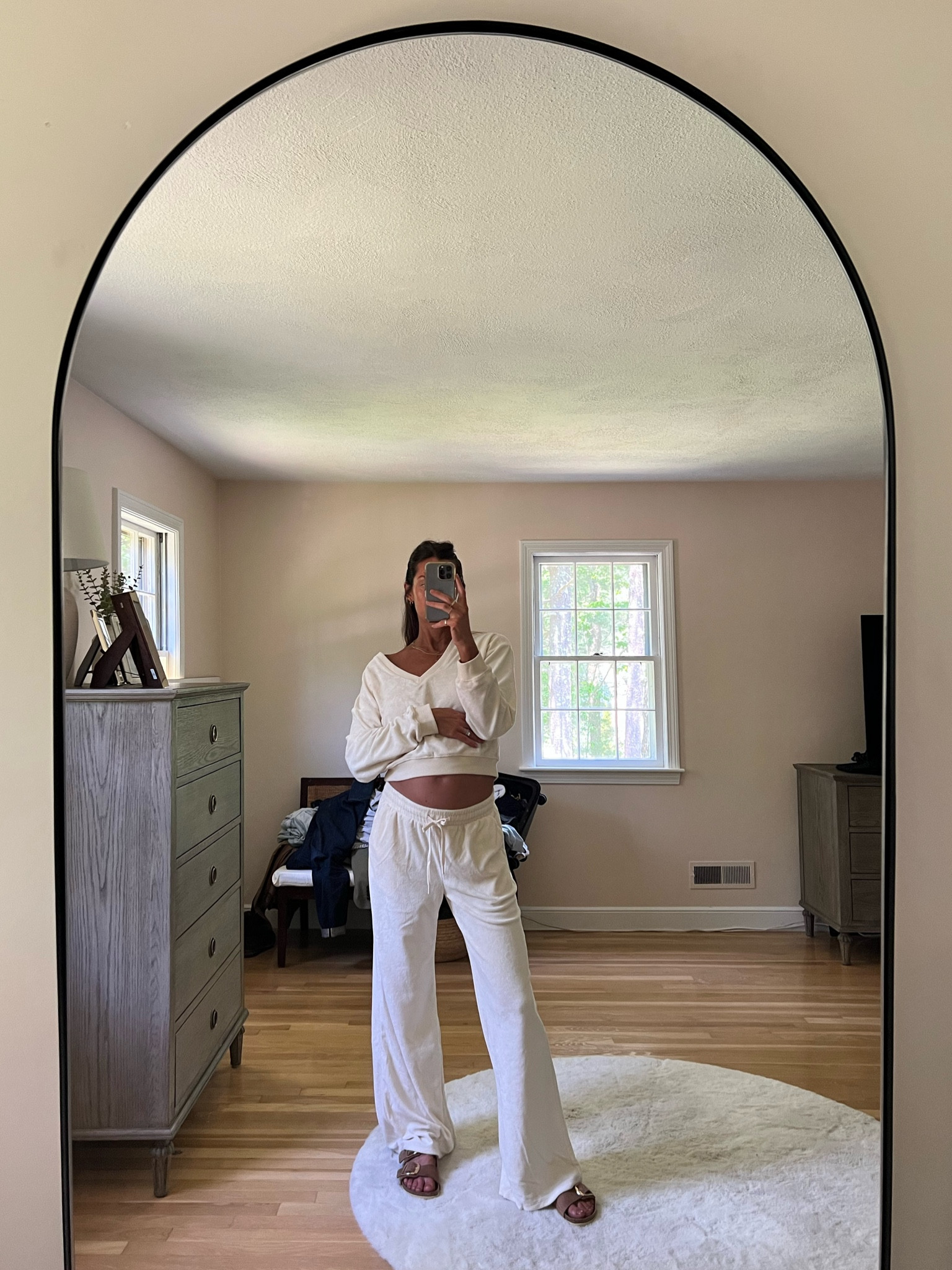 this outfit feels like a cloud. One of my favorite throw on pieces to lounge around in! #LTKtraveloutfit #LTKmaternity #LTKbump