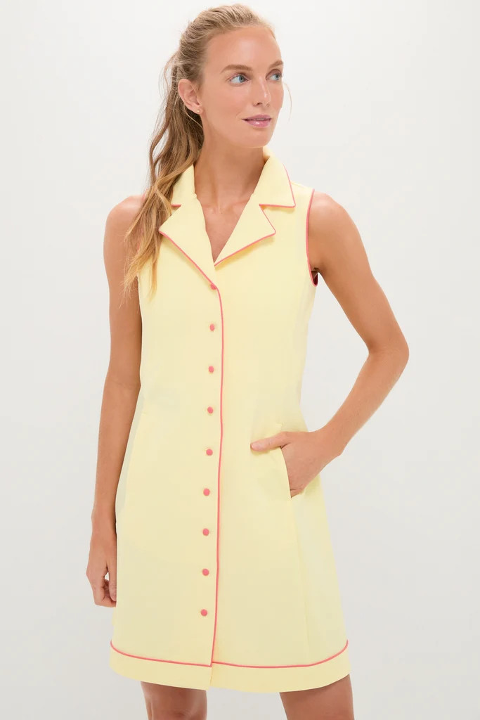 Lemon Yellow Georgia Golf Dress | Tuckernuck (US)