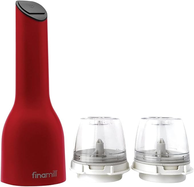 FinaMill's Award-Winning Battery Operated Salt and Pepper Grinder Set - Adjustable Coarseness, Ce... | Amazon (US)