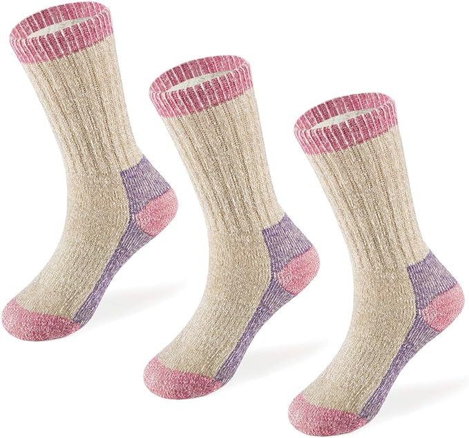 MERIWOOL Merino Wool Kids Hiking Socks for Children 3 Pairs | Amazon (US)