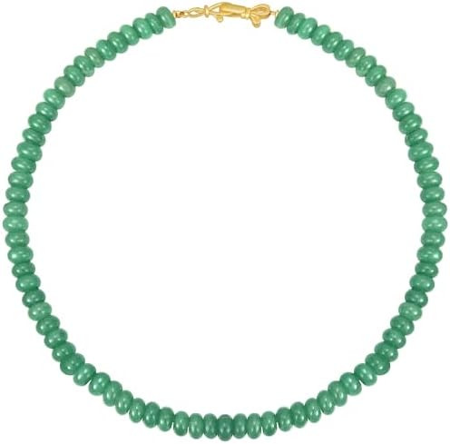 Gemstone Beaded Choker Necklace for Women, Natural Stone 14K Gold Plated Handmade Jewelry Birthst... | Amazon (US)
