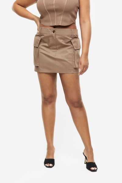 Twill Mini Skirt | H&M (US + CA)