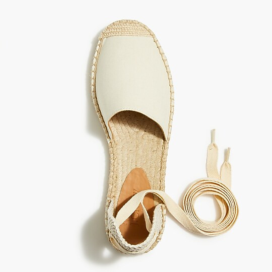 D'Orsay lace-up espadrillesItem AX839 
 Reviews
 
 
 
 
 
6 Reviews 
 
 |
 
 
Write a Review 
 
 ... | J.Crew Factory