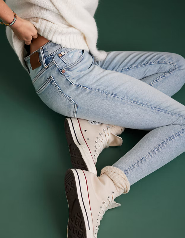 AE77 Premium Super High-Waisted Jegging | American Eagle Outfitters (US & CA)