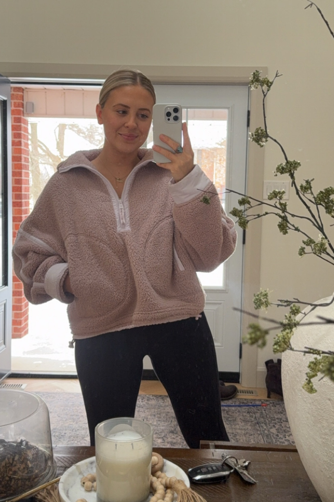 Causal fit with the comfiest free people fleece 

#LTKActive #LTKU