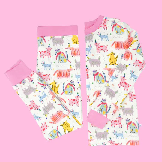 Party Puppy PJ Set | Poppy Kids Co