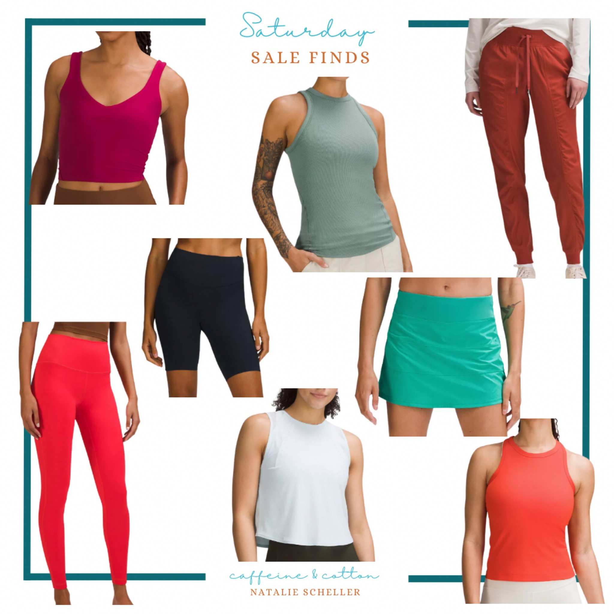 Lululemon sale finds. Athleisure. Workout gear. Leggings. Align. Tennis skirt. 

#LTKsalealert #LTKunder100 #LTKfit