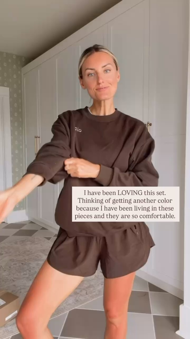 I’ve had this set on repeat lately 👏🏼 the material is so comfy for everyday wear! Wearing S in the top & M in the shorts.

Loverly Grey, Alo, matching set, lounge set, travel outfit ideas, athleisure 

#LTKootd #LTKSeasonal #LTKActive