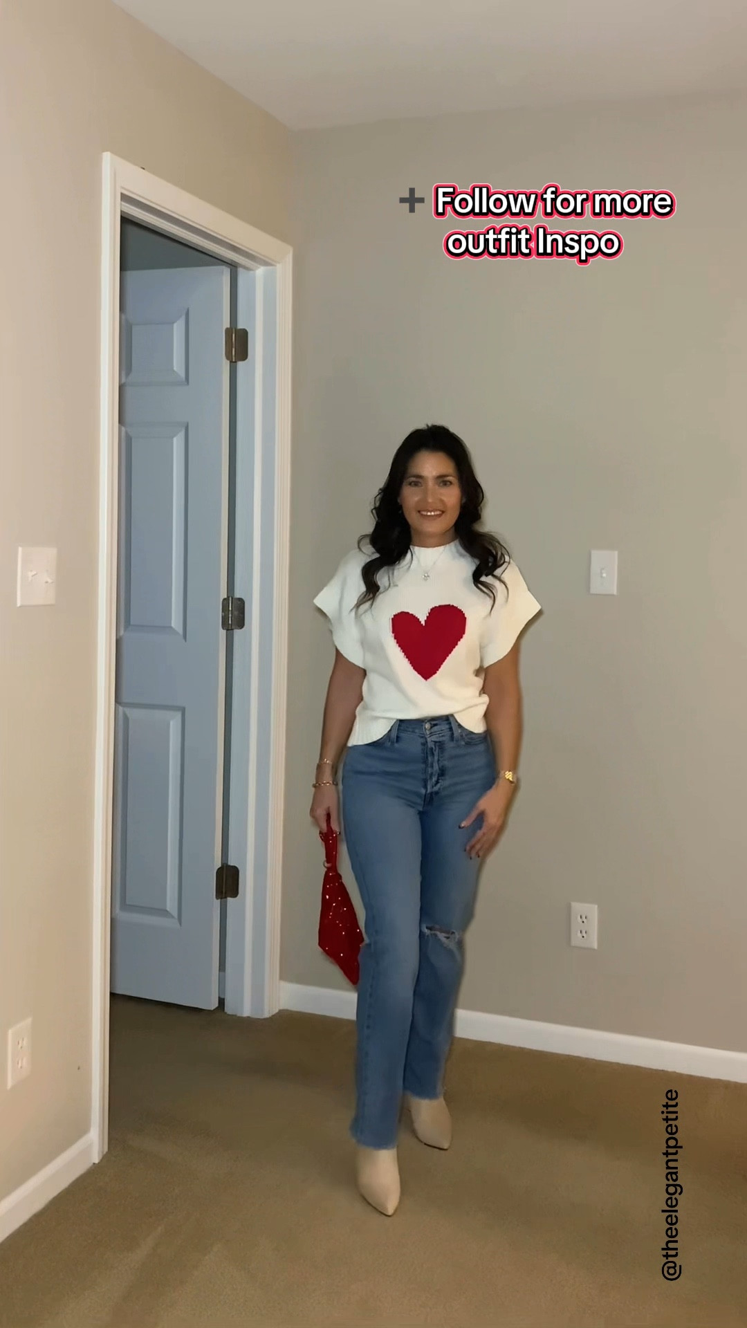 Proof Valentine’s outfits don’t have to be dressy ♥️ Week 2 of Valentine’s outfit inspo series -
casual, cute, and re-wearable. 
#LTKValentine

#LTKootd #LTKPetite