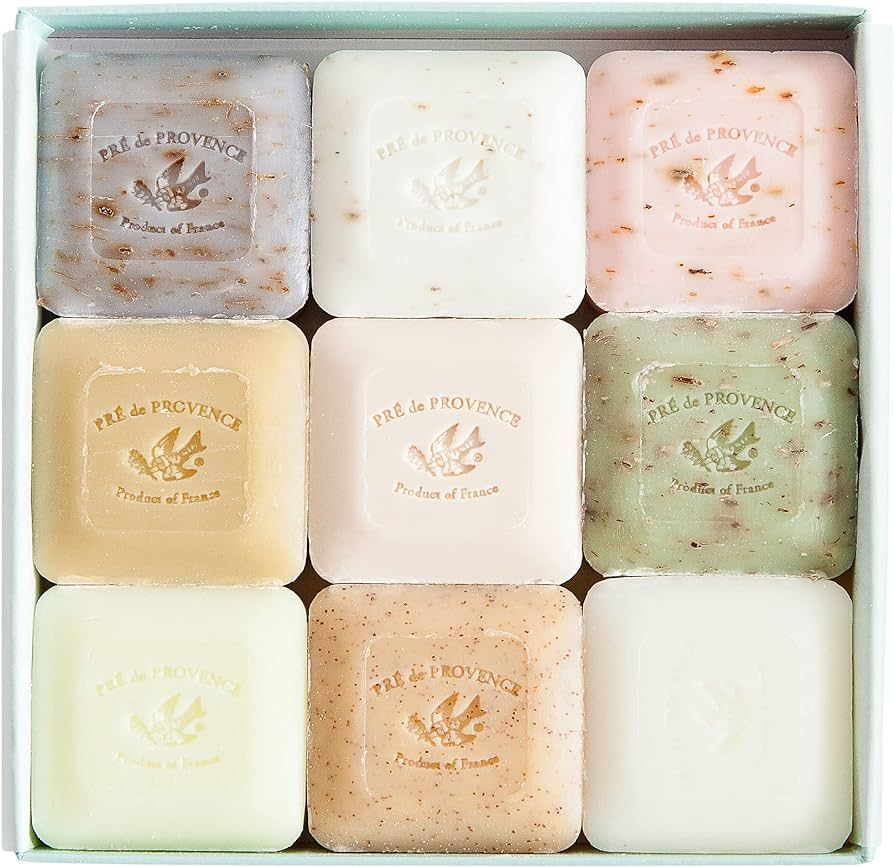 Pre de Provence Luxury Box of Guest Gift Soap (Set of 9) - Assorted,9 Count (Pack of 1) | Amazon (US)