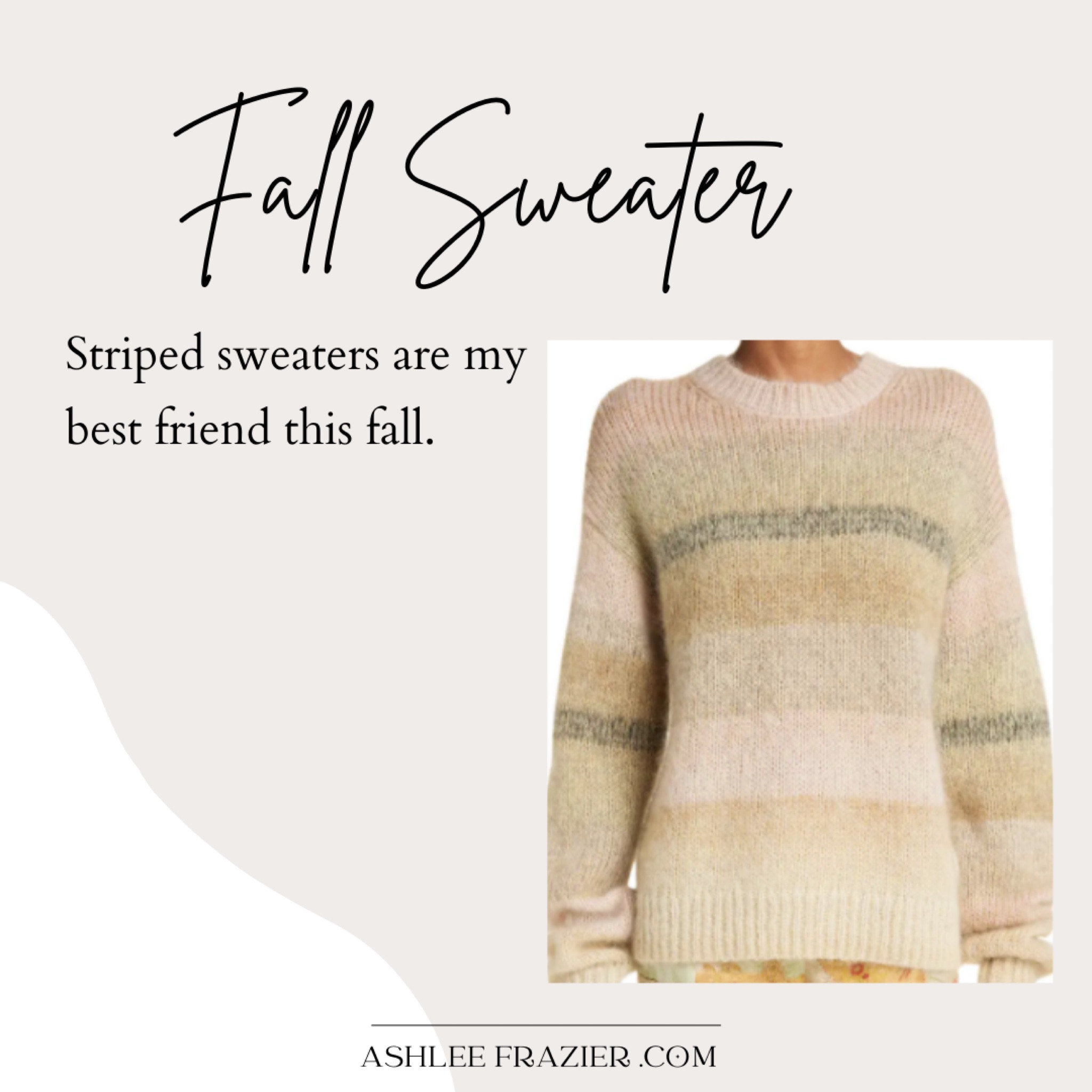 Start collecting your Fall sweaters now. This one is so perfect for those days that you want to dress comfy. Pair with leggings, skirts, or jeans. 

#LTKstyletip #LTKSeasonal
