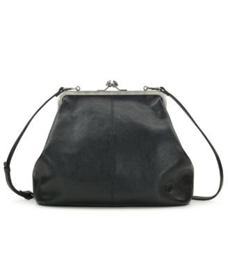 Serafina Extra-Large Leather Kisslock Bag | Macy's