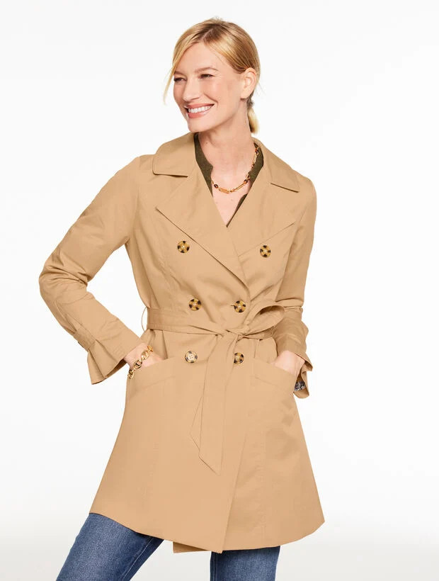 Drapey Trench Coat | Talbots