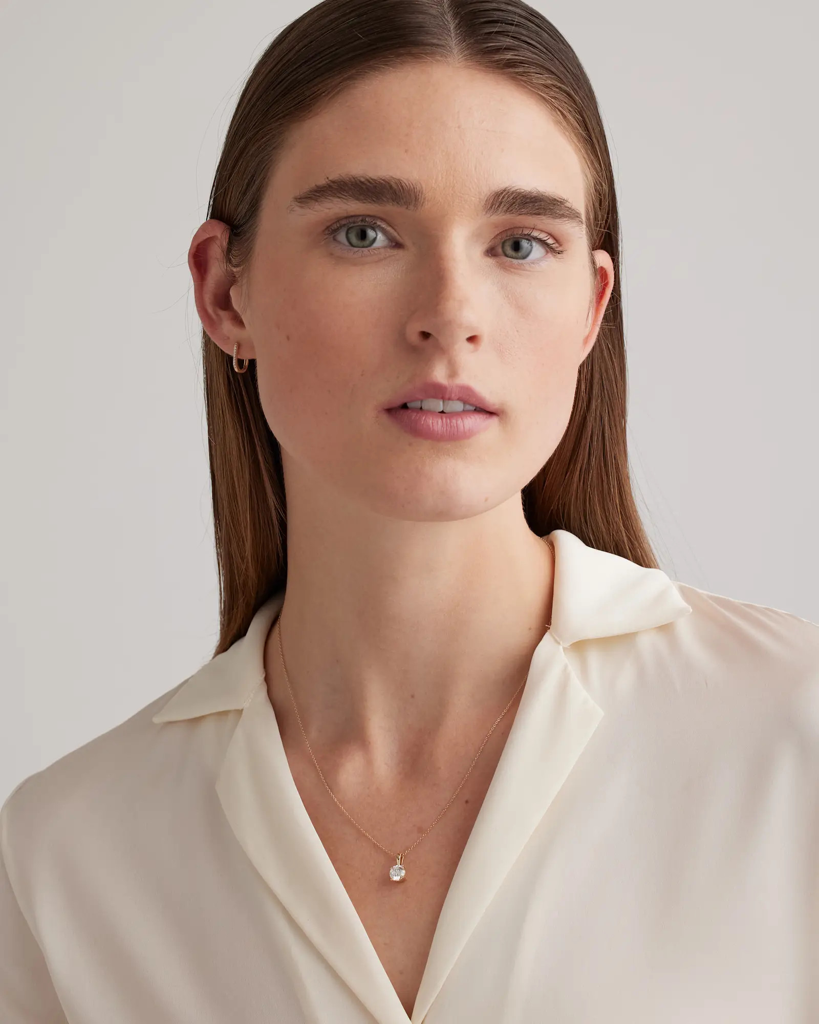 14K Gold Lab Grown Diamond Solitaire Necklace | Quince