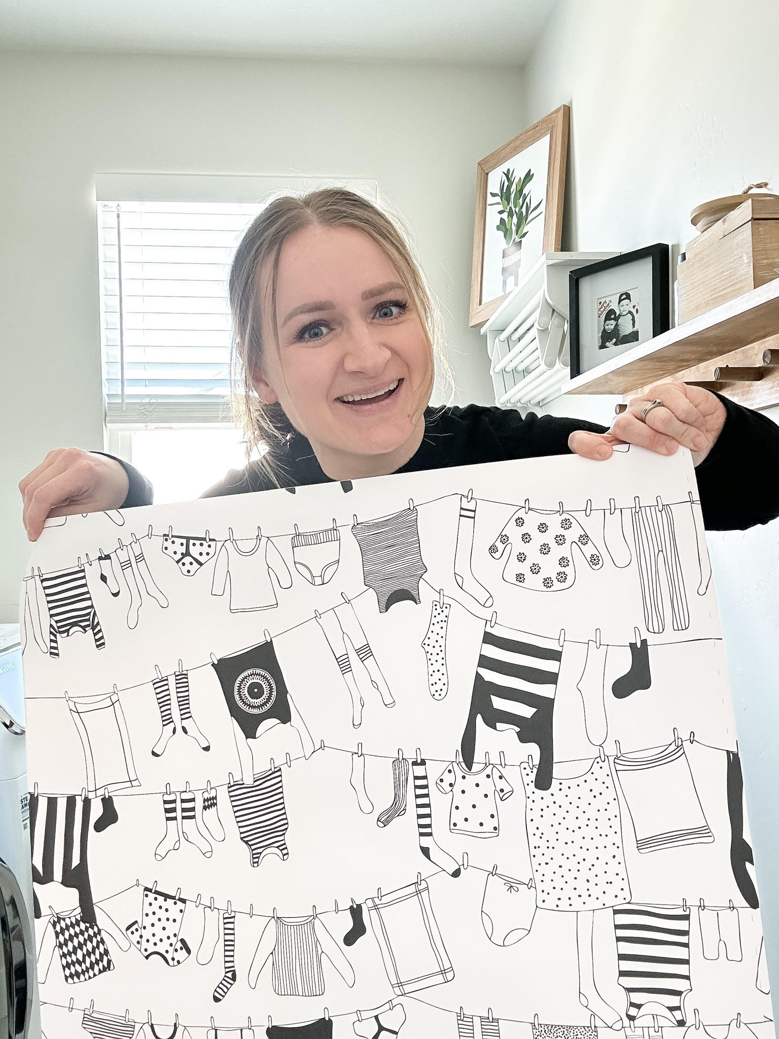 The second I saw this wallpaper, I knew it was perfect for my laundry room makeover. It was so easy to install too!

#LTKhome