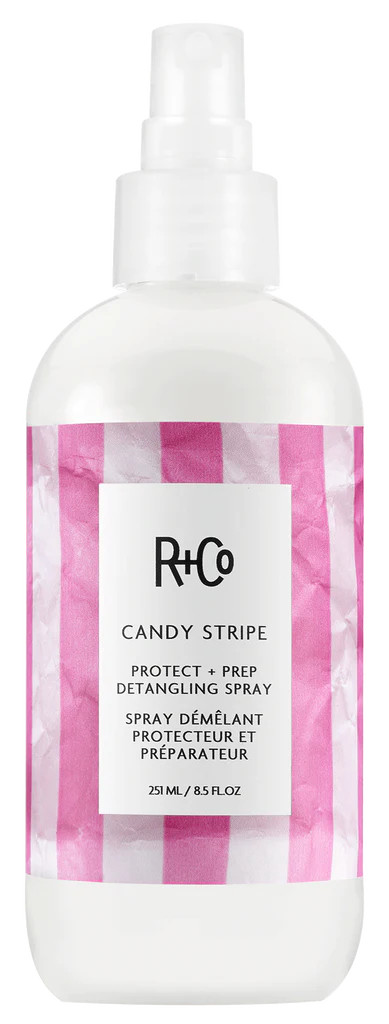 CANDY STRIPE Protect + Prep Detangling Spray | R+Co