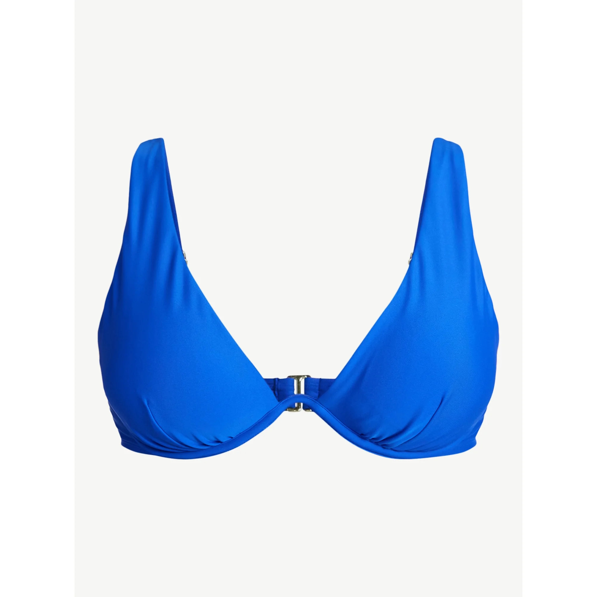 Time and Tru Women's and Women's Plus Underwire Bikini Top, Sizes XS-3X | Walmart (US)