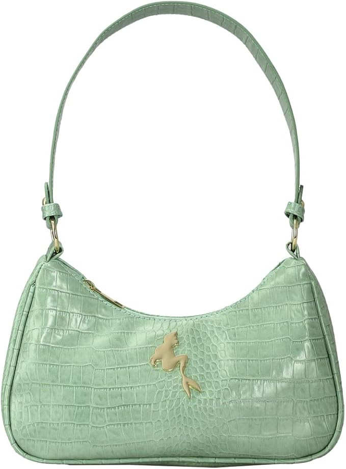 The Little Mermaid Croco Handbag with Ariel Metal Badge | Amazon (US)